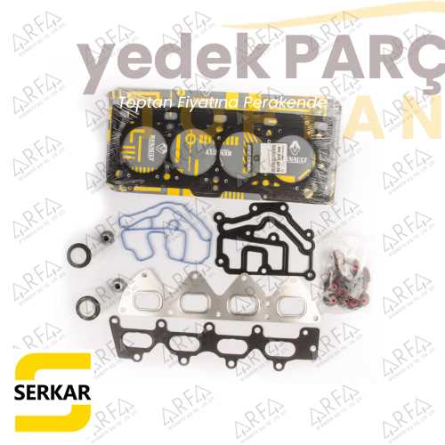 Yedek Parça :RENAULT MEGANE 1600 8V MOTOR TAKIM CONTA KEÇELI  Özellikler: 0